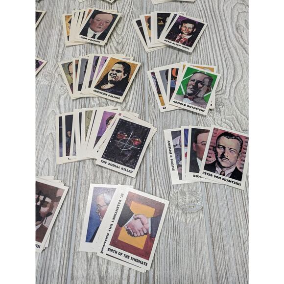True Crime Card Series Trading Cards Lot Of 186 Vintage - Picture 3 of 8